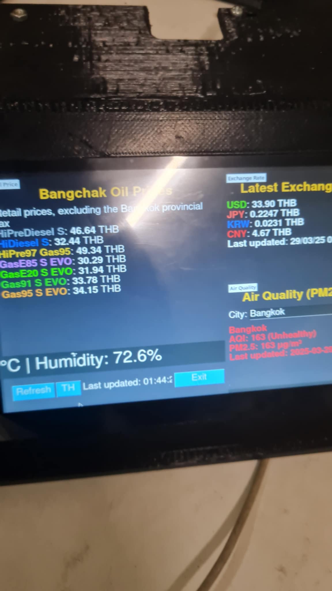 LCD Dashboard Custom Info: Raspberrypi+7 inch