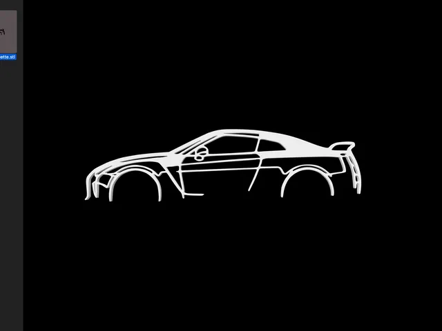 Nissan gtr silhouette