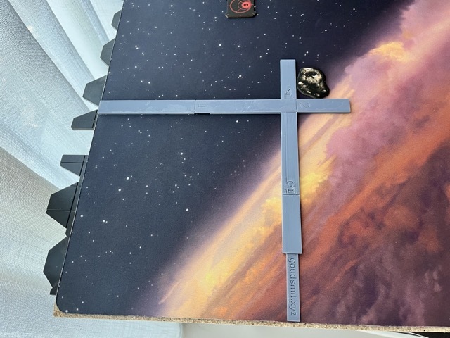 X-Wing 2.5 setup ruler