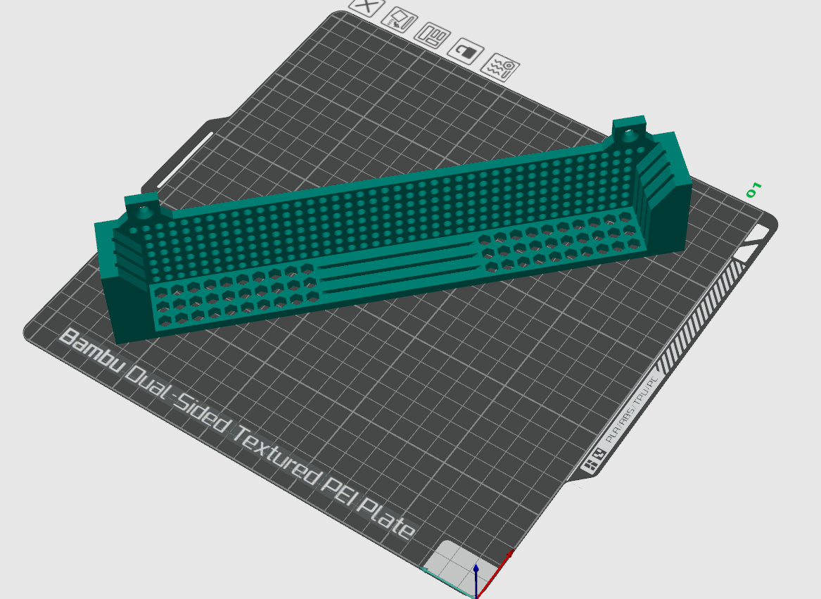 Build Plate Holder / Sheet Holder Bambulab P1P / X1 3 & 5 Slots for