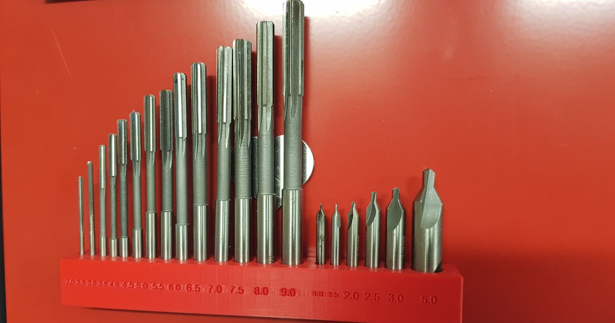 Reamer and Center Drill Holder by zer0Print Download free STL model