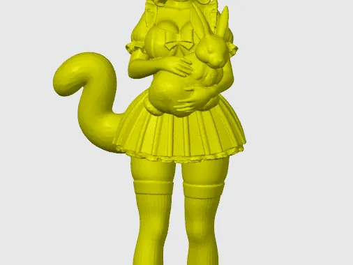 Easter cat-girl 2