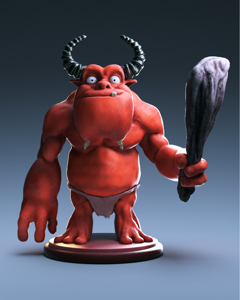 Cavetroll 3D Miniature - andor junior the family fantasy game