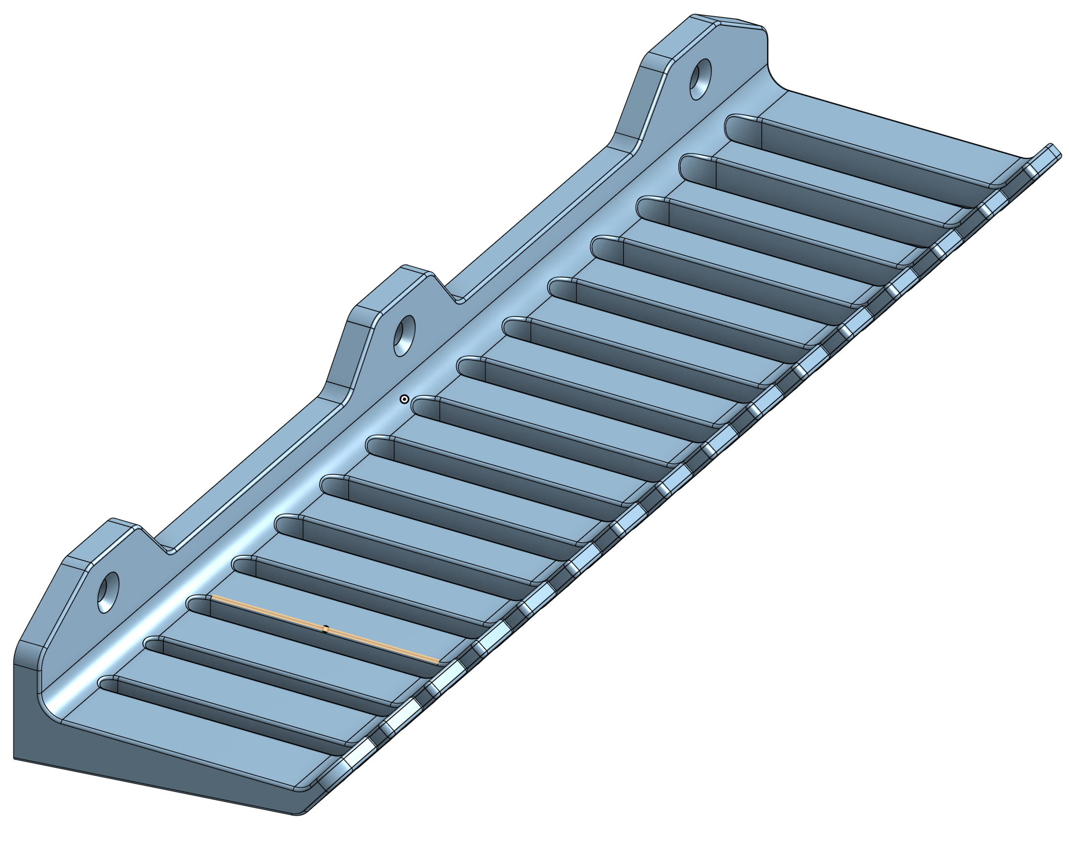 Cable Rack with variable slot width by Dooni | Download free STL model ...
