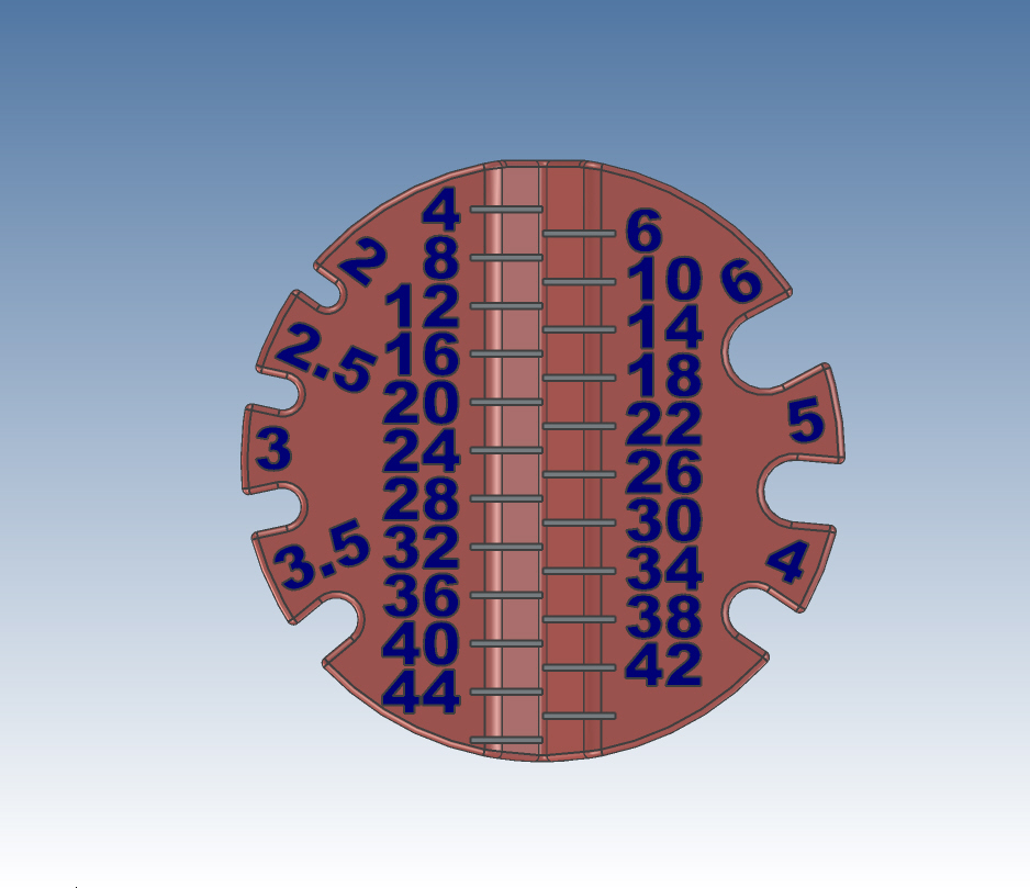Round Metric Screw Measuring Tool (M2-M6, up to 48mm) by alexan_e ...