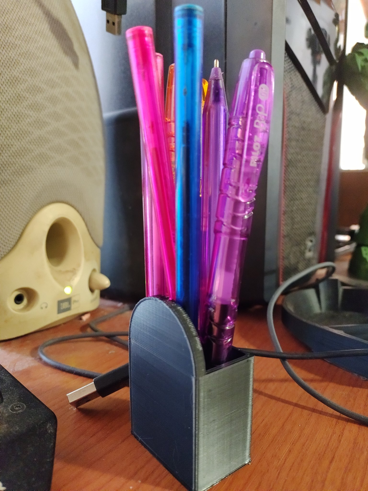 Tombstone Pen Holder