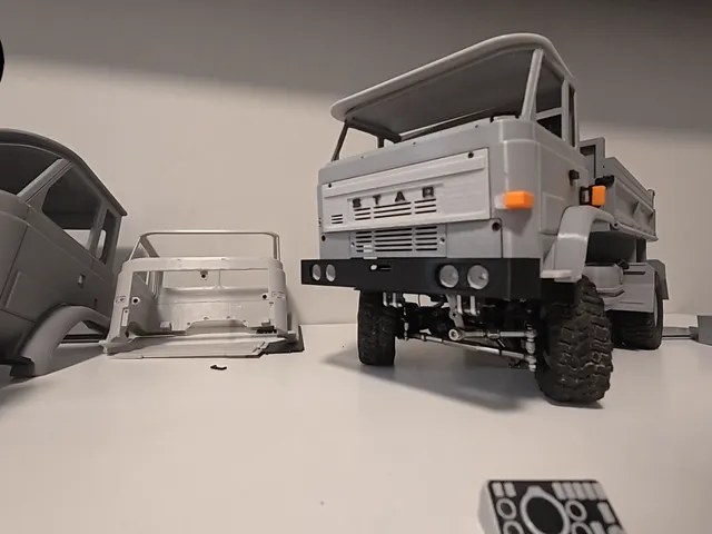 Star 244 RC 1:16 – Cab Assembly + 3D Printable Files