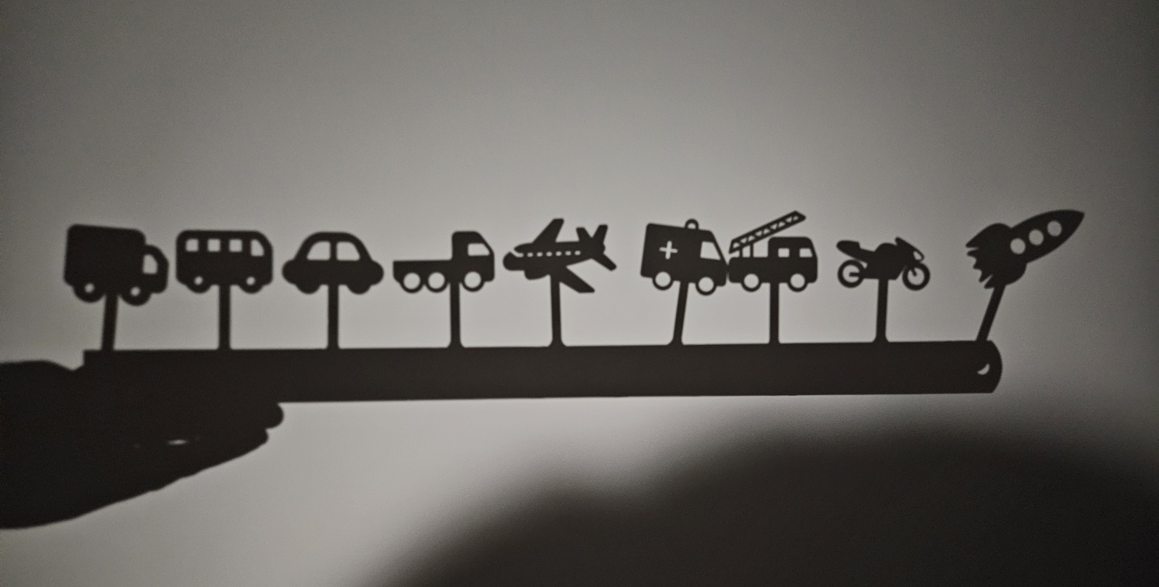 Transportation Themed Shadow Play