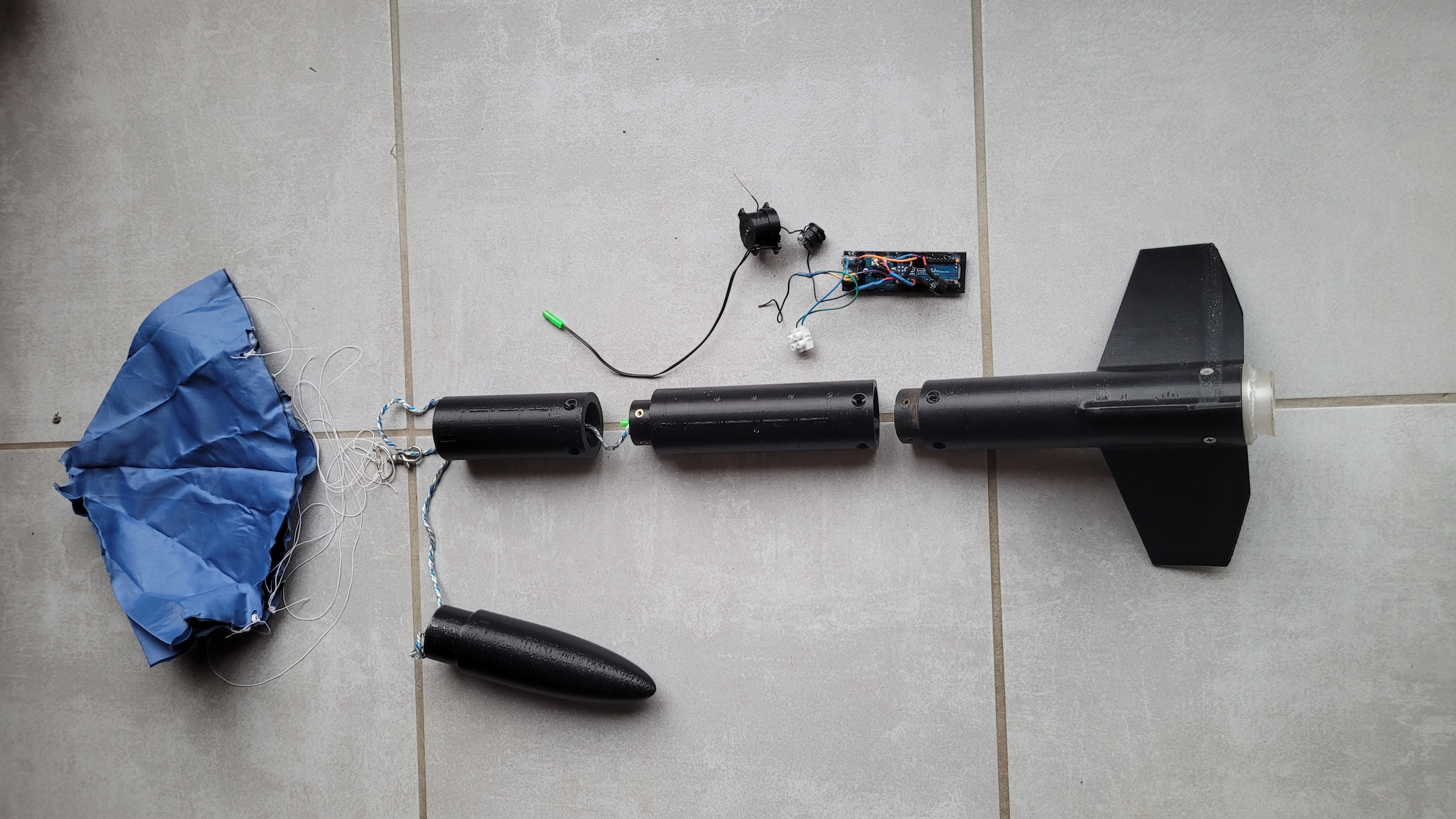 Rocket 100% 3D printed