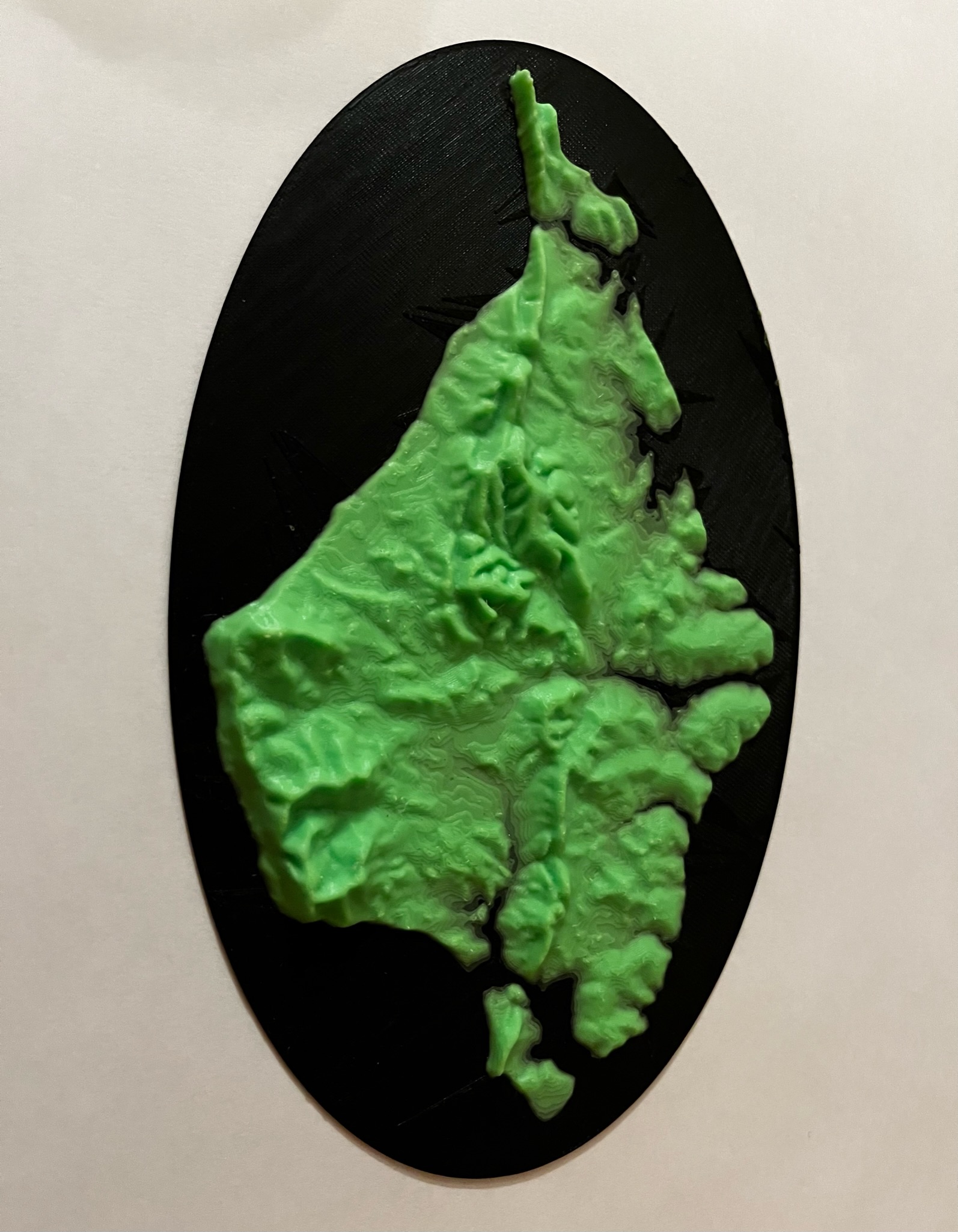 Isle of Wight Terrain Map