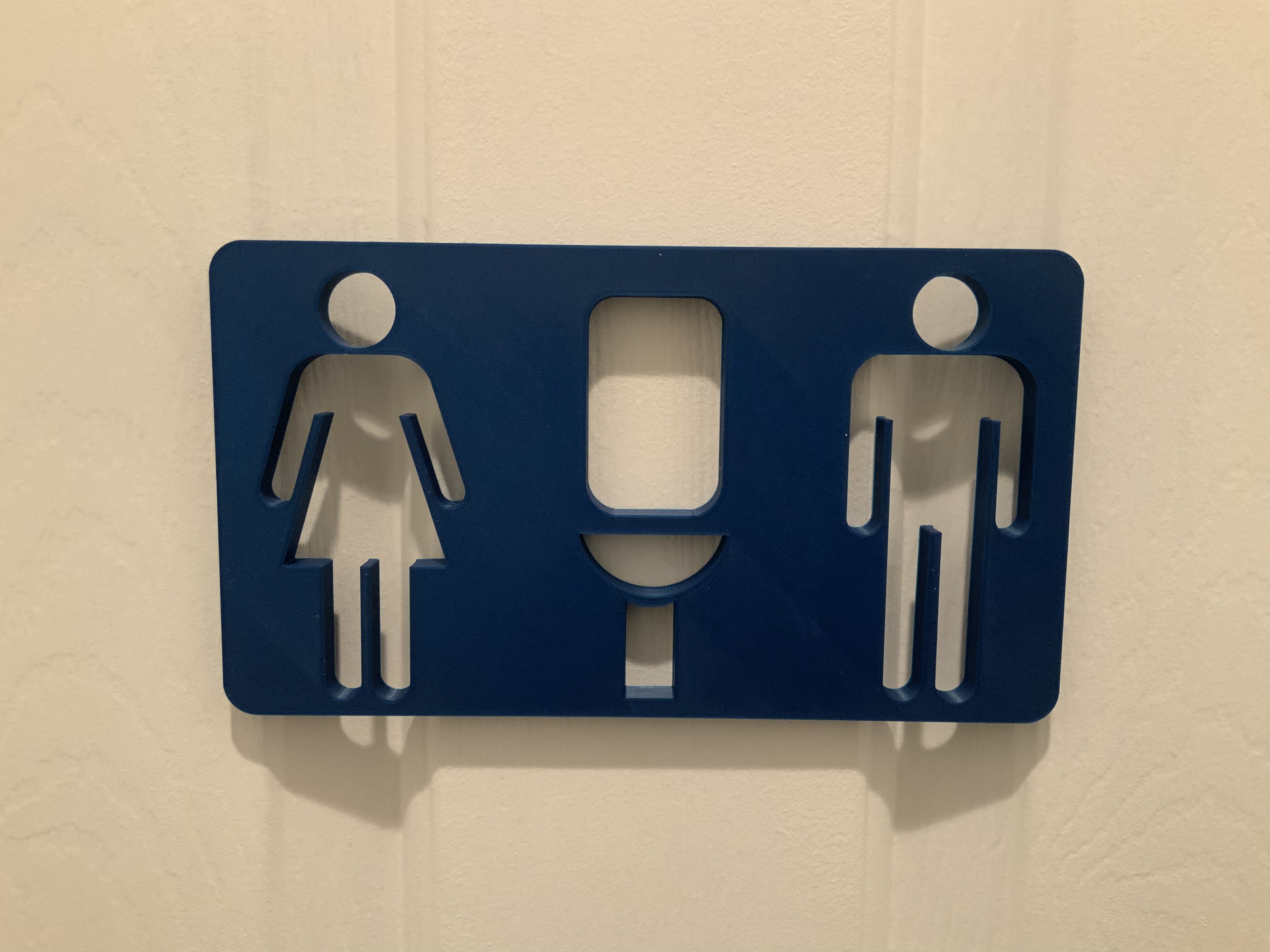 Airplane Bathroom Sign