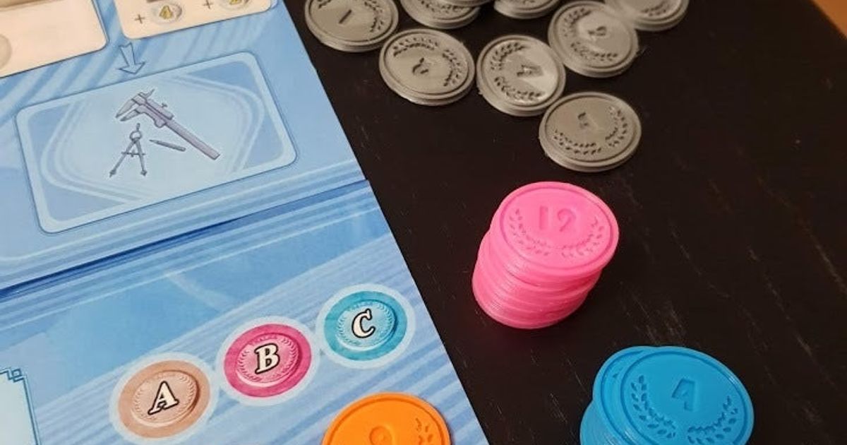 Kraftwagen tokens by Qualith | Download free STL model | Printables.com