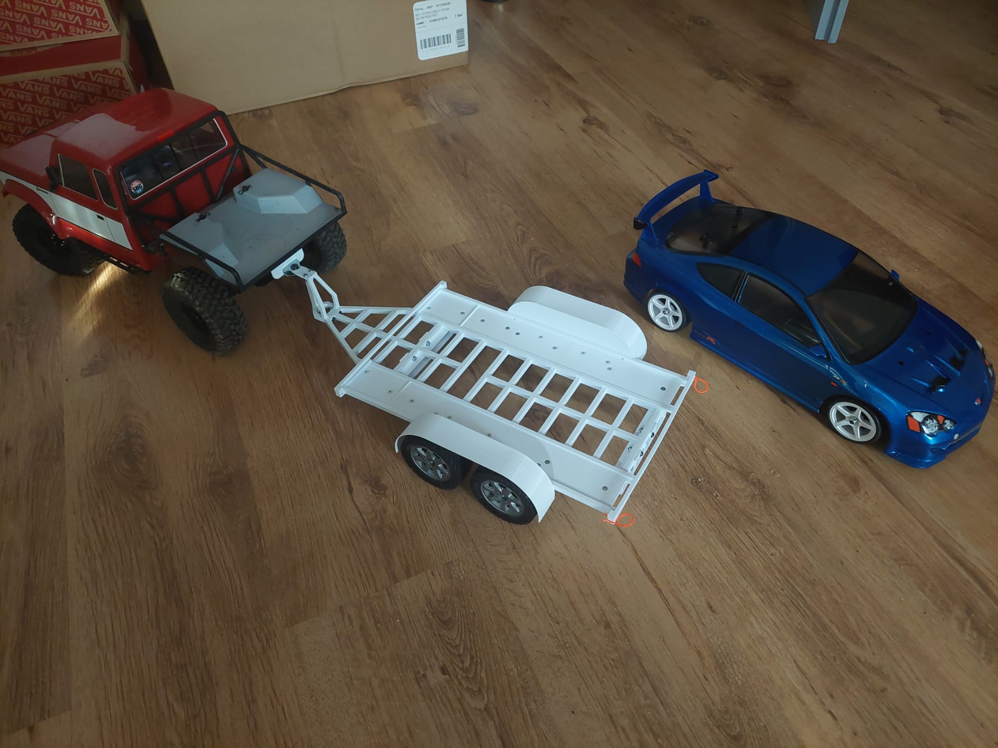 1:10 RC Crawler Car Trailer