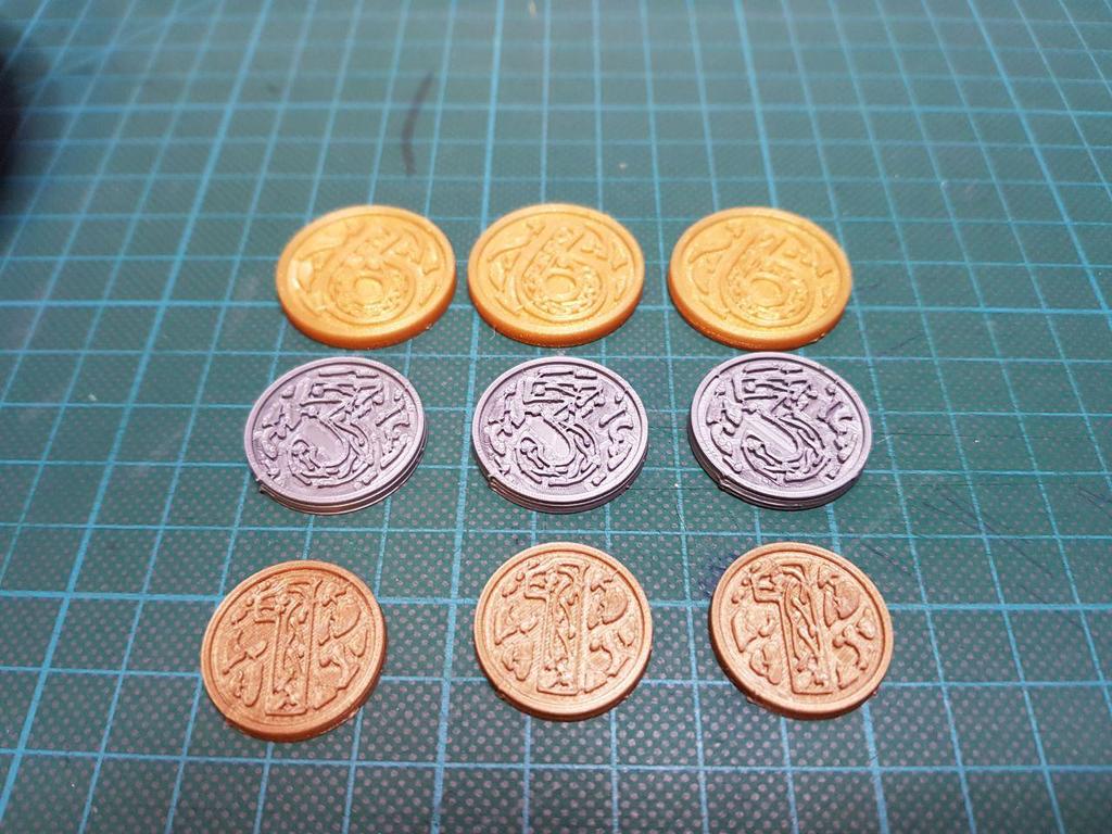 Raids boardgame replacements
