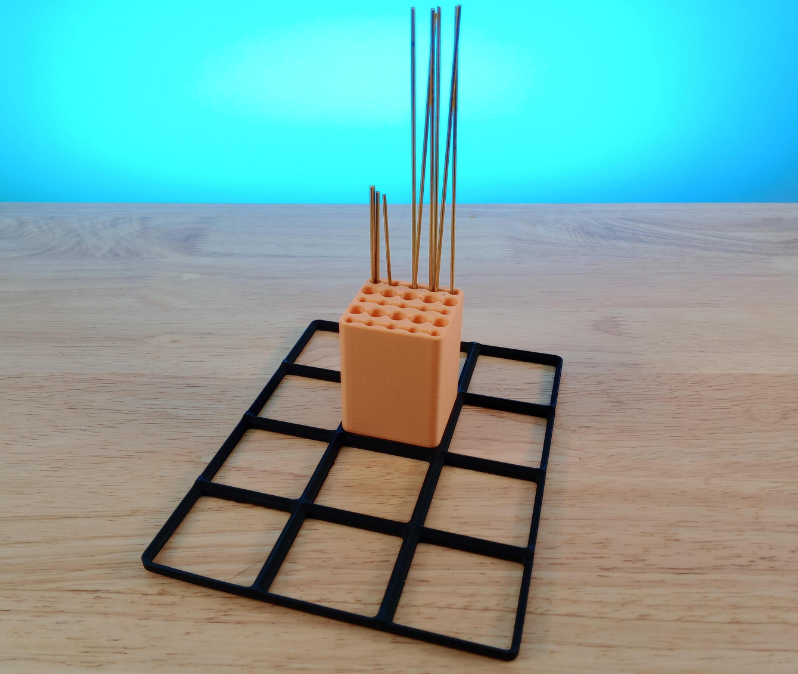 Brass Electrode Holder | Electrical Discharge Machining | Gridfinity