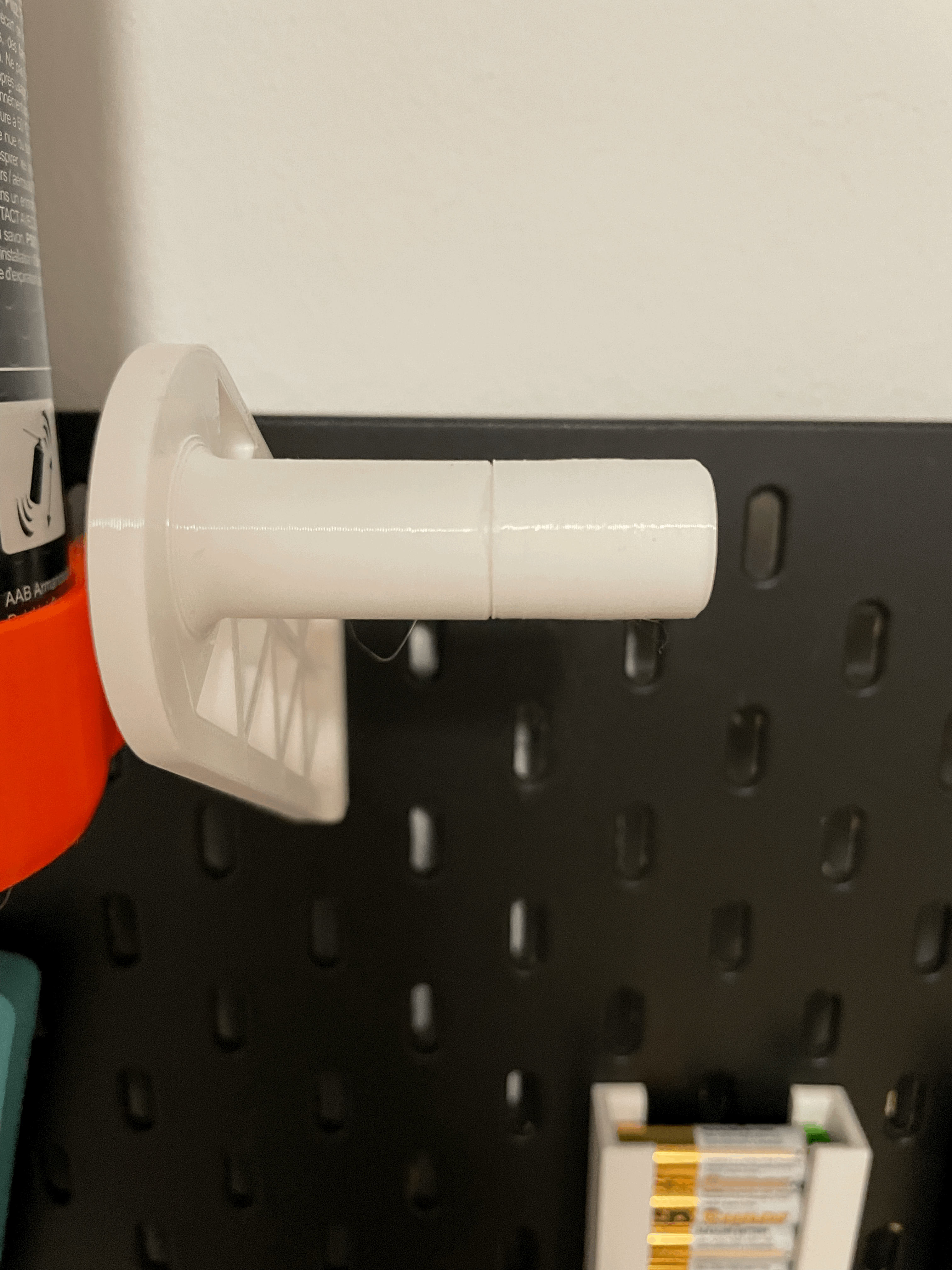 Extension for Skadis Kitchenroll hanger