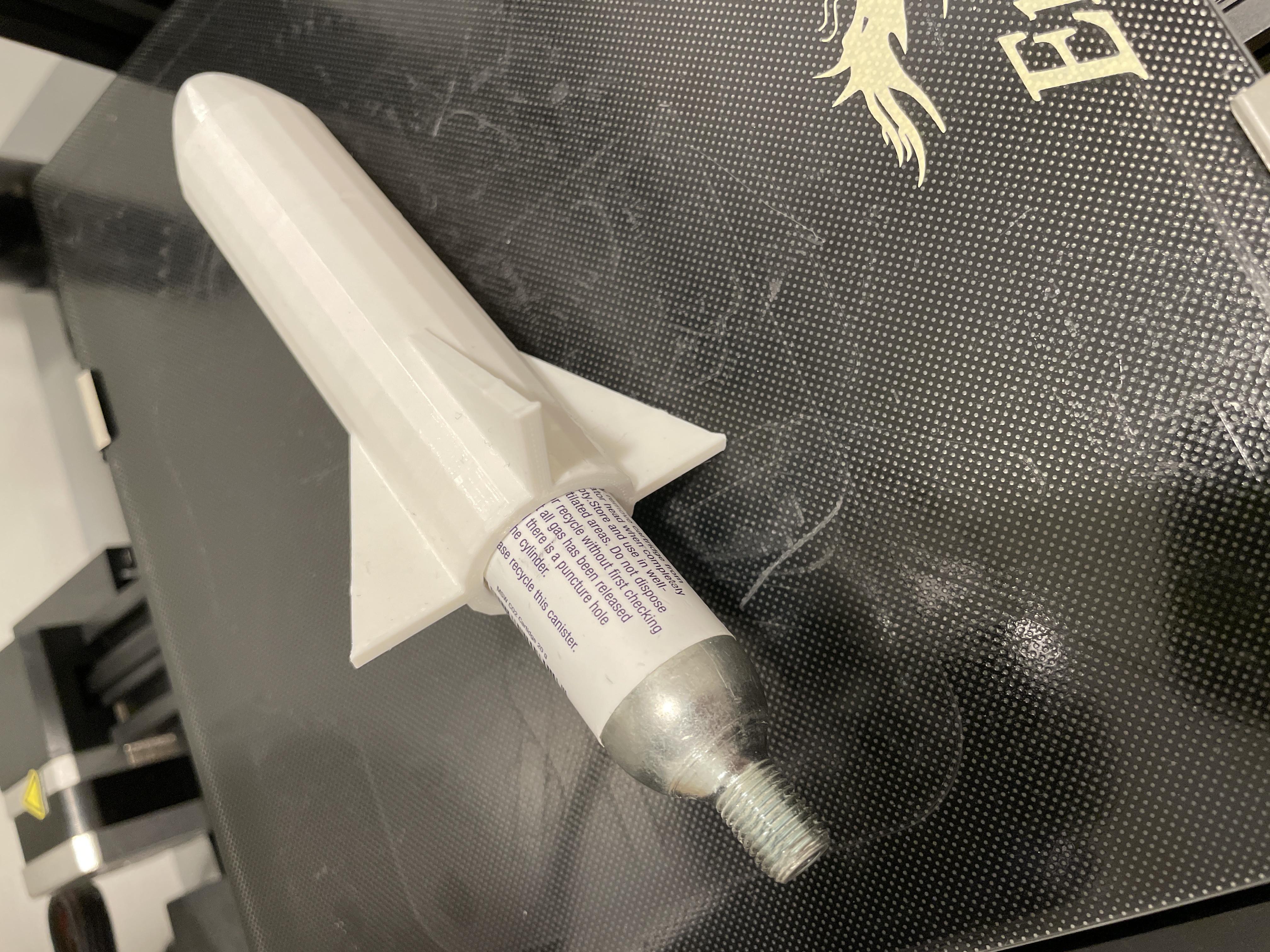 Miniatura 3 do modelo 3D Co2 Rocket
