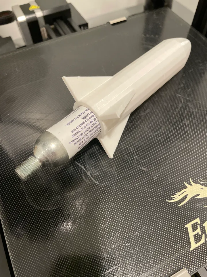 Co2 Rocket by MTBmaker15 | Download free STL model | Printables.com