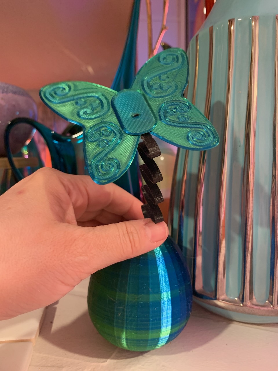 Wobbly Weeblefly Cat Toy by litlnemo Download free STL model