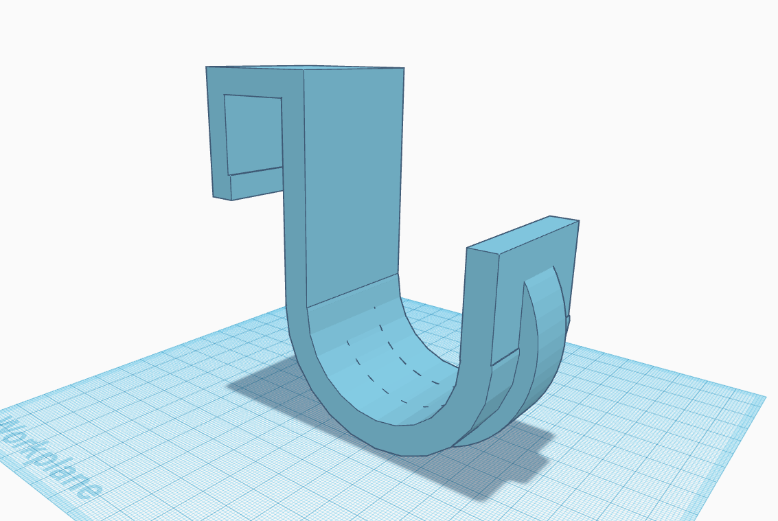 Fence Hook for Telescoping Pool Pole by FaintSmoke Download free STL