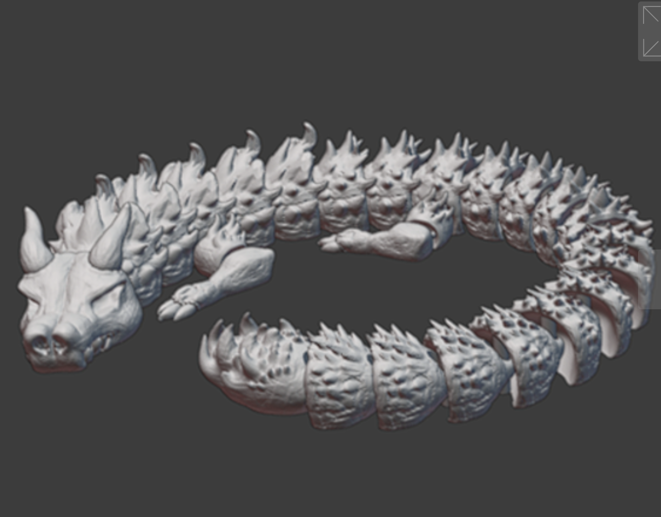 ARTICULATED Dragon moves nice and fast by Om Sachdeva | Download free ...