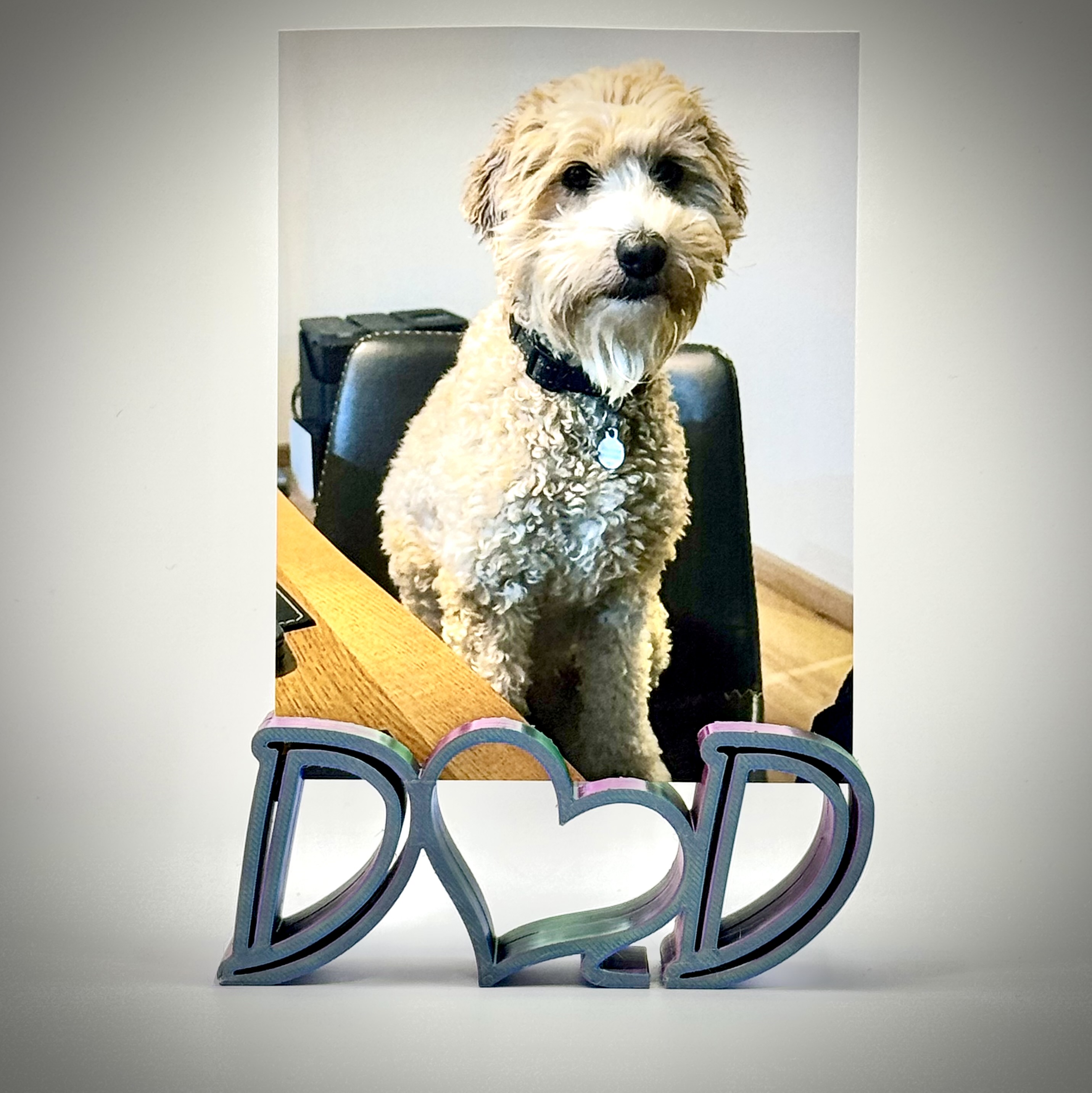 Dad Word Art and Photo Holder (Fathers Day)