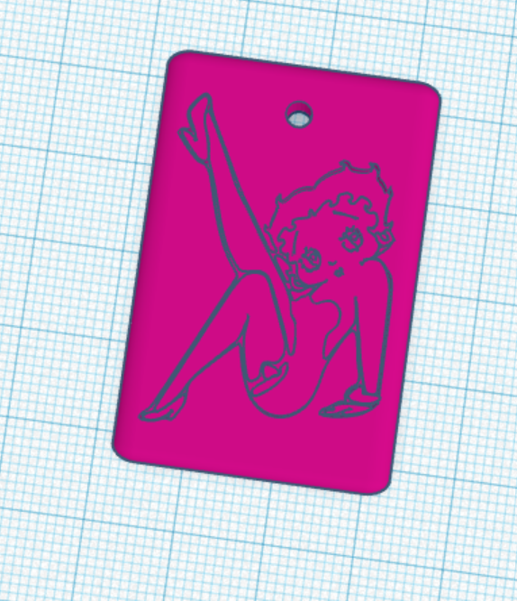 Betty Boop Keychain