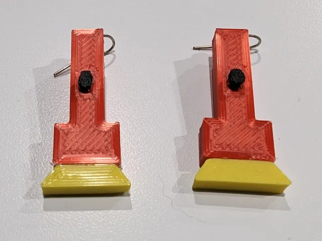 Flashlight earrings