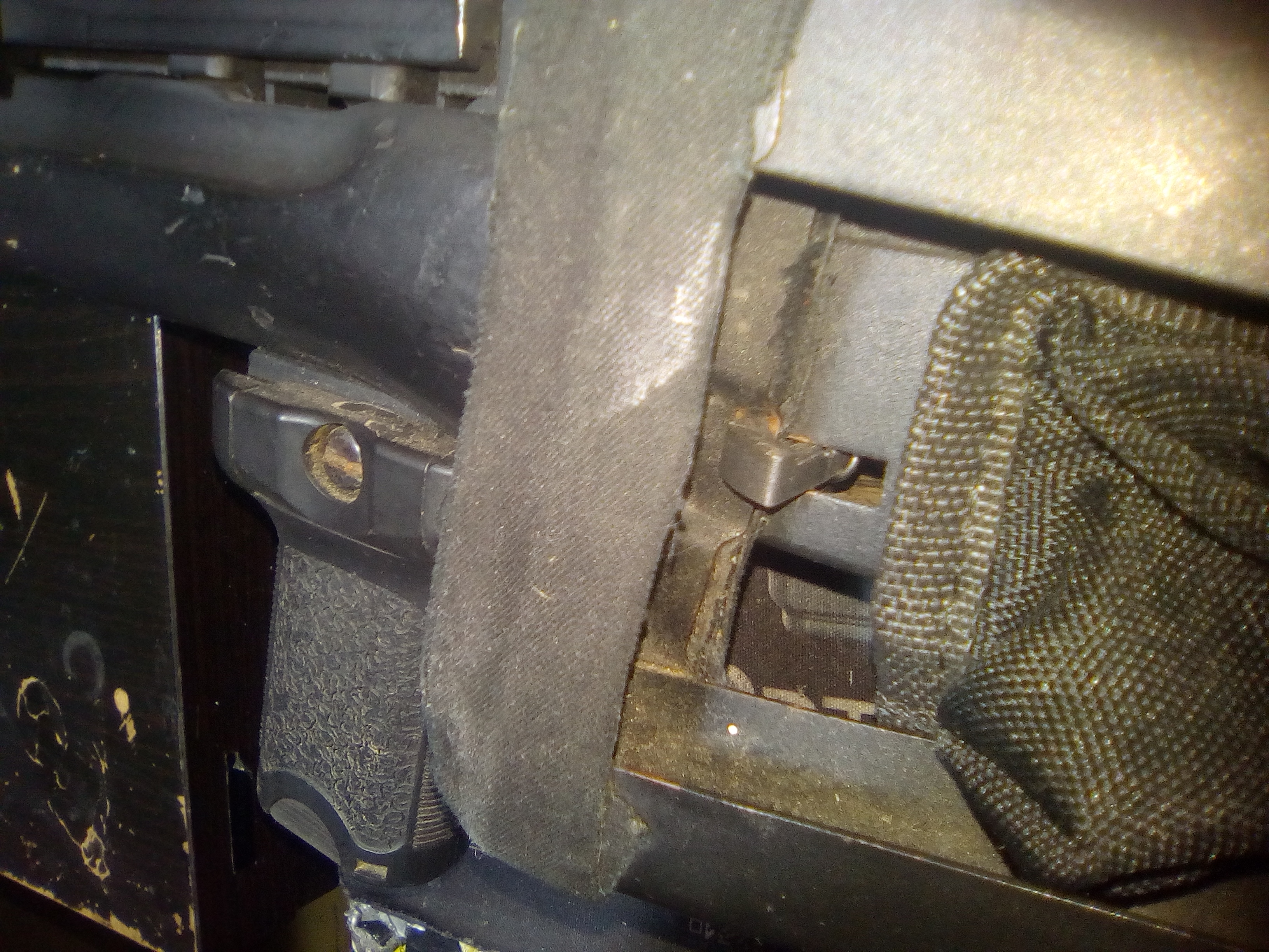 Airsoft AKS Folding stock front latch