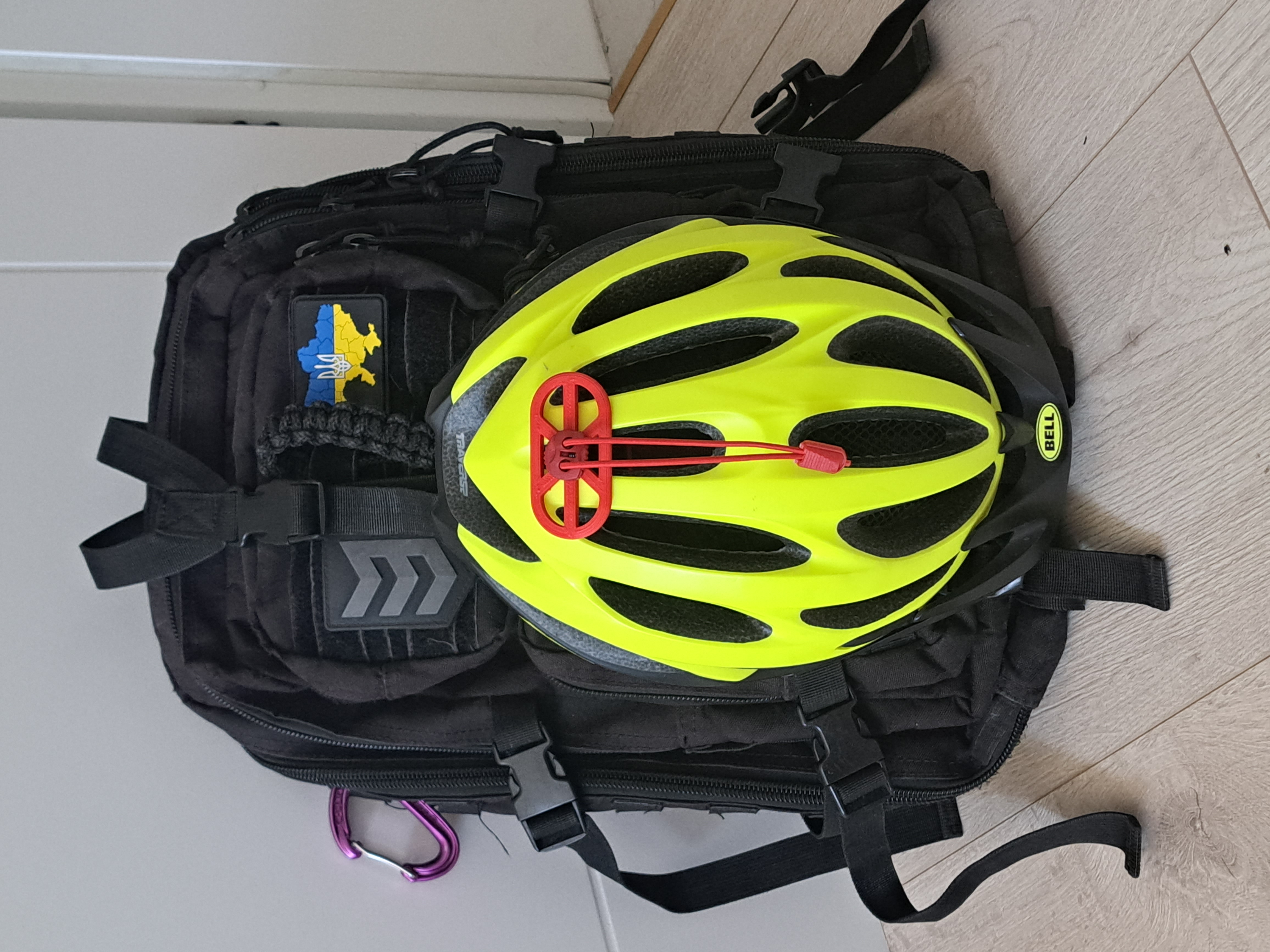 Backpack Helmet Attachment