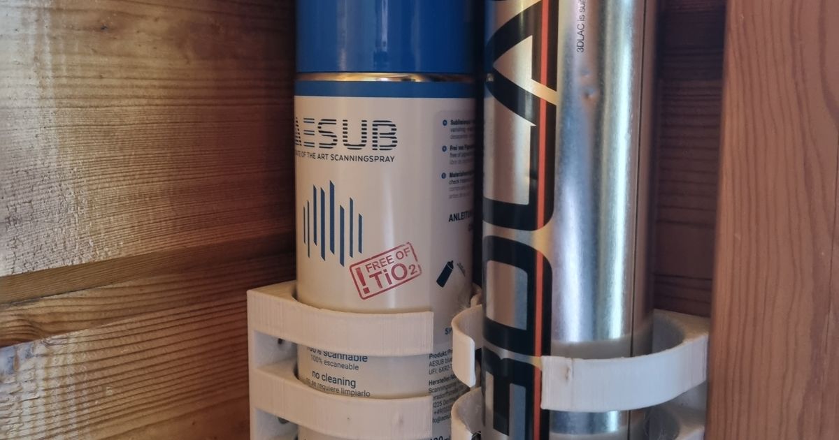 Spray can holder by JorisFRST Download free STL model