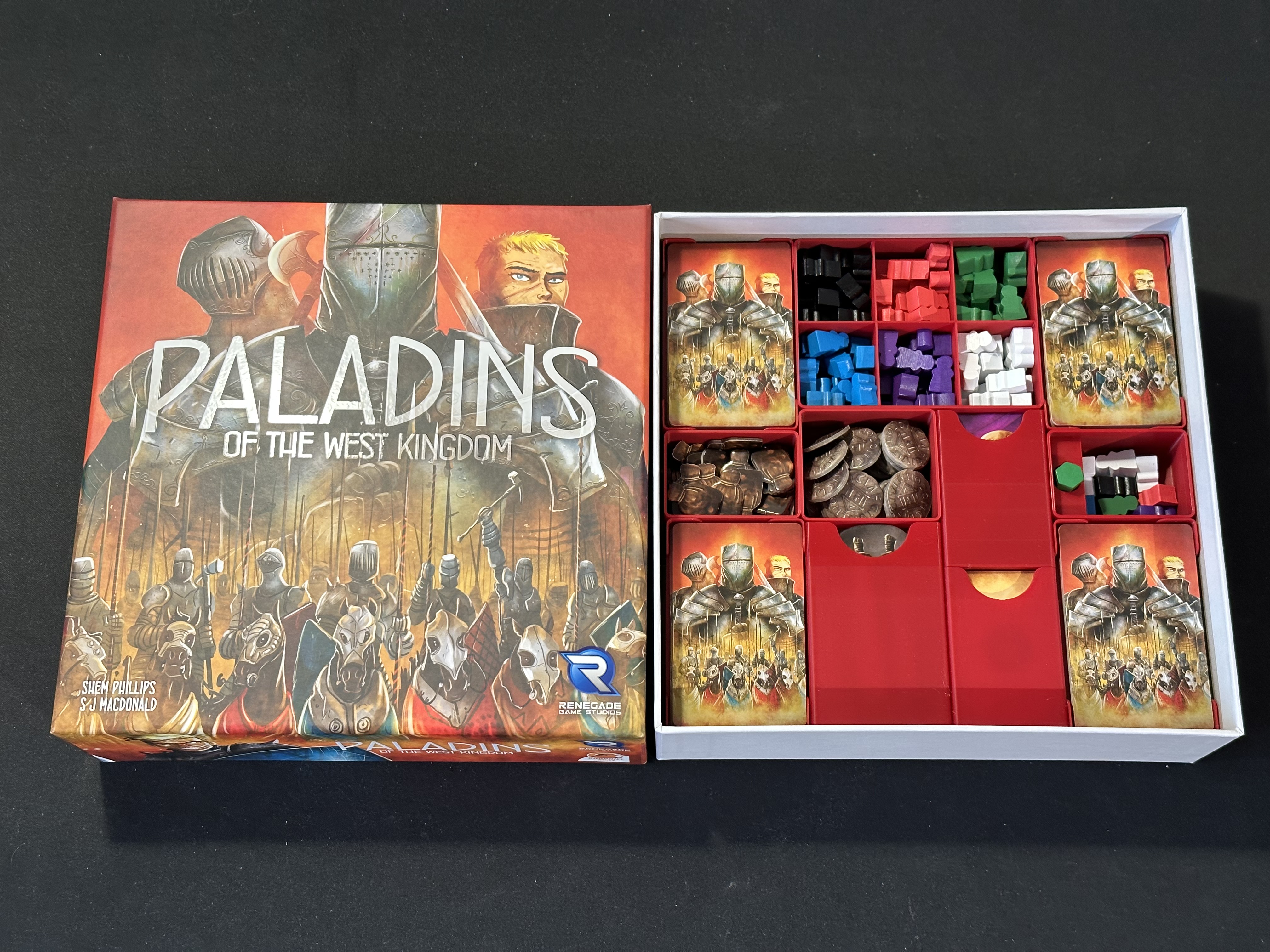 Paladins of the West Kingdom Box Insert