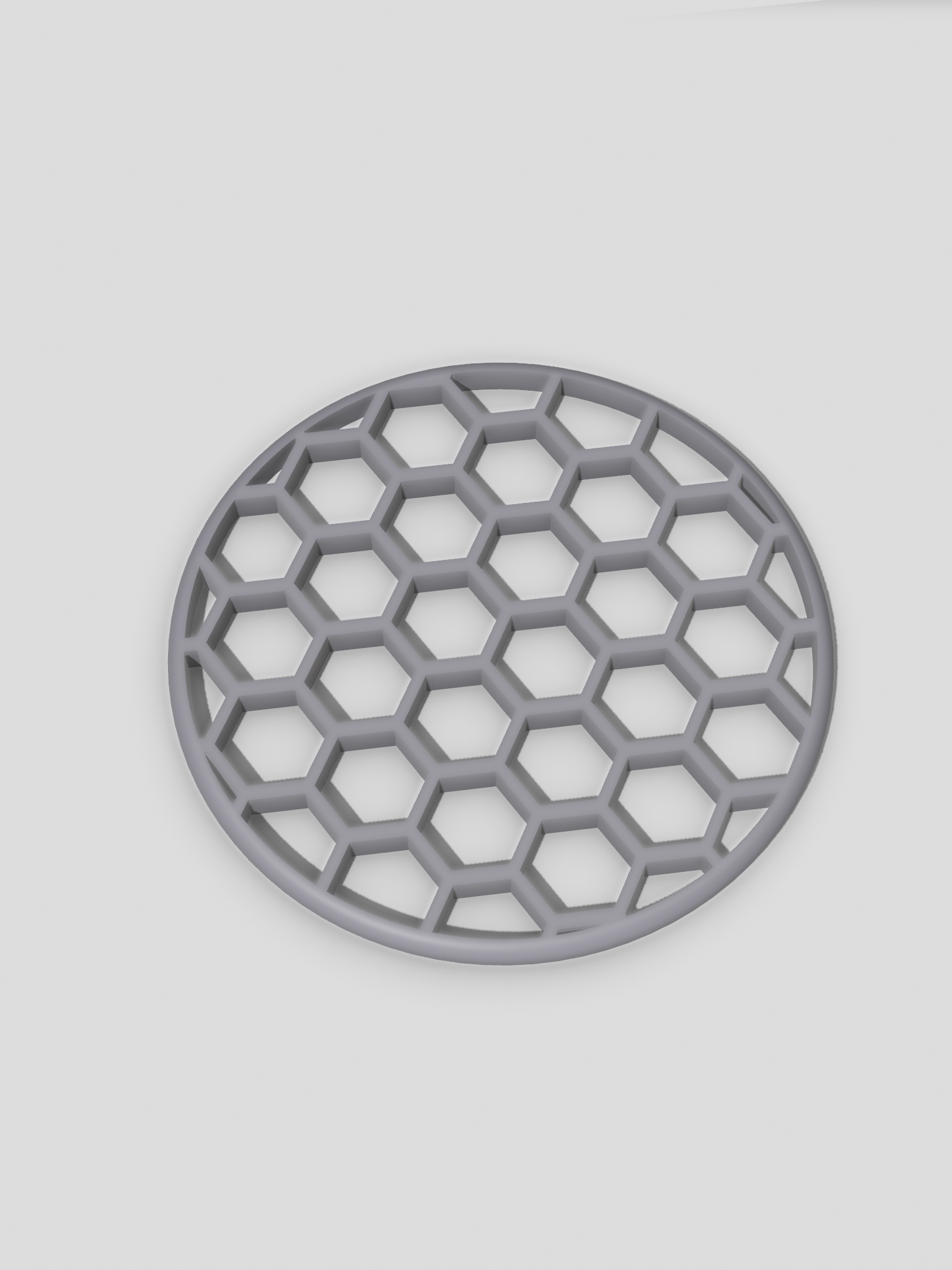 Miniatura 3 do modelo 3D Hex coaster