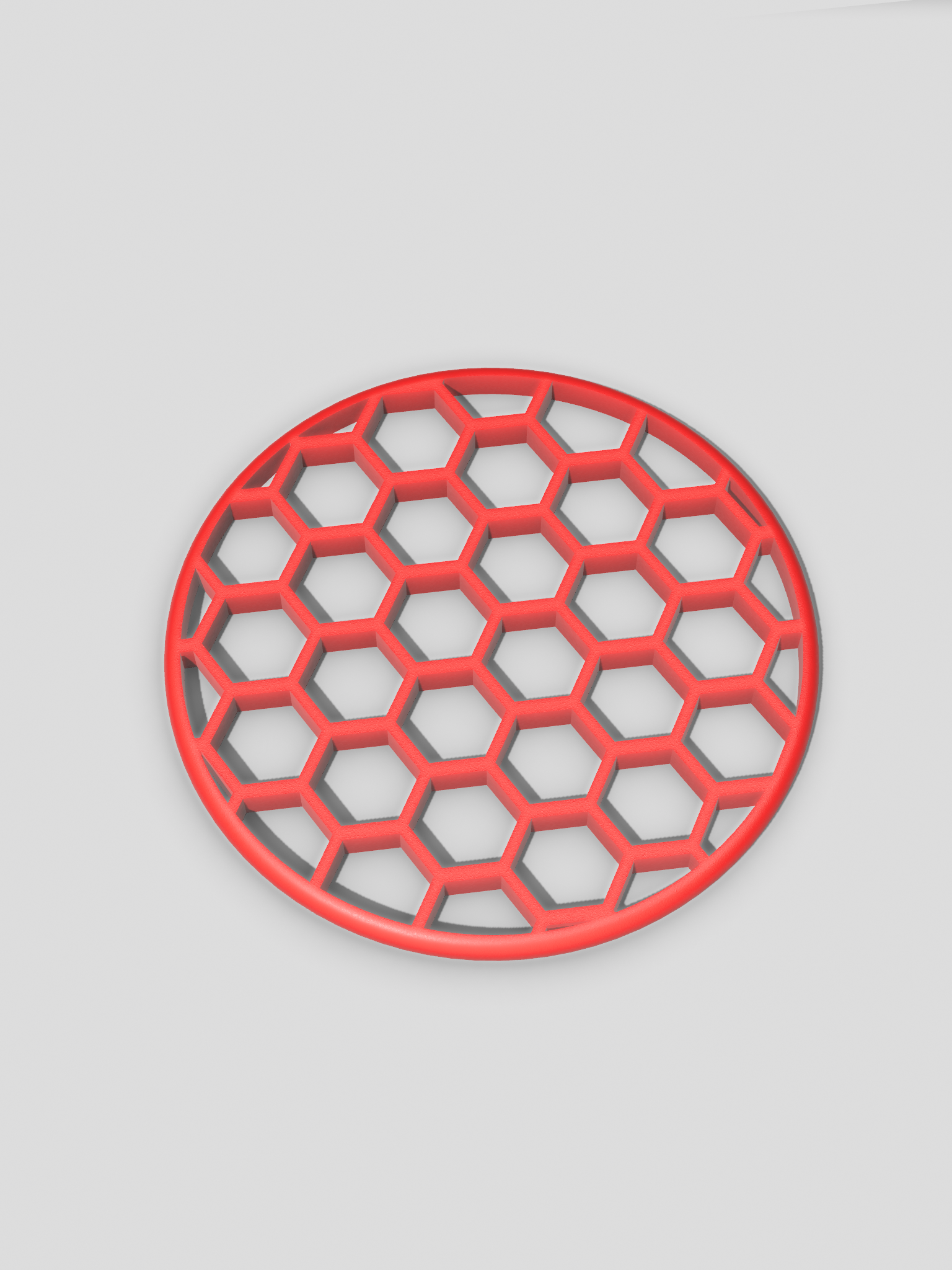 Miniatura 2 do modelo 3D Hex coaster