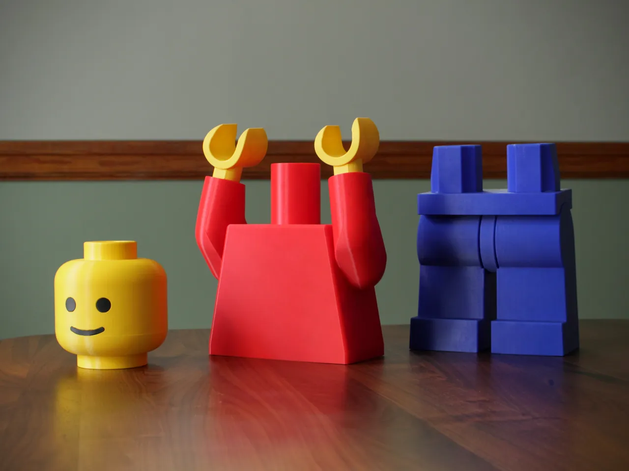 Mega Lego-like Minifigure (10:1 scale) by Julia Ebert, Download free STL  model