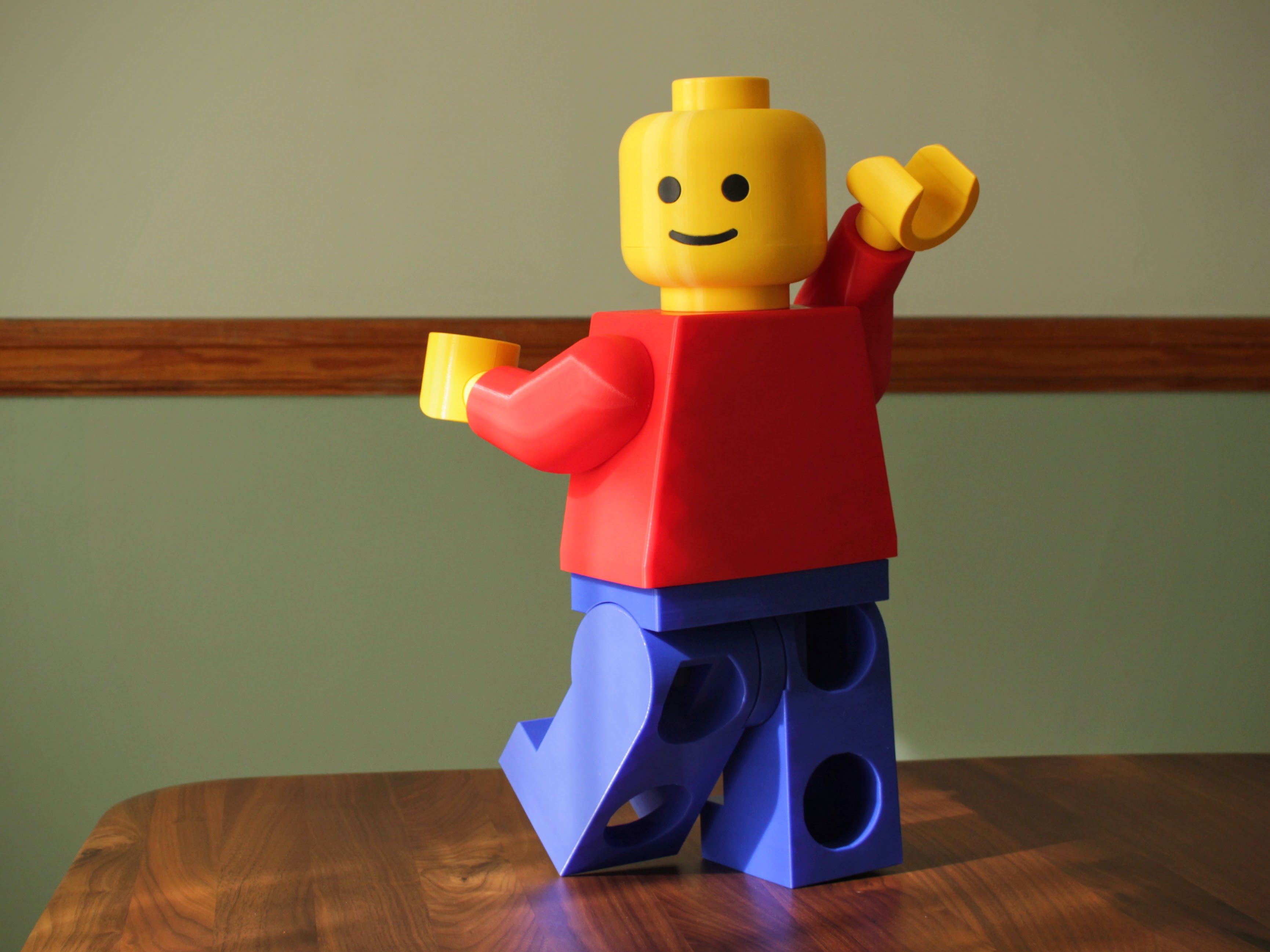 Mega Lego-like Minifigure (10:1 scale) by Julia Ebert | Download free