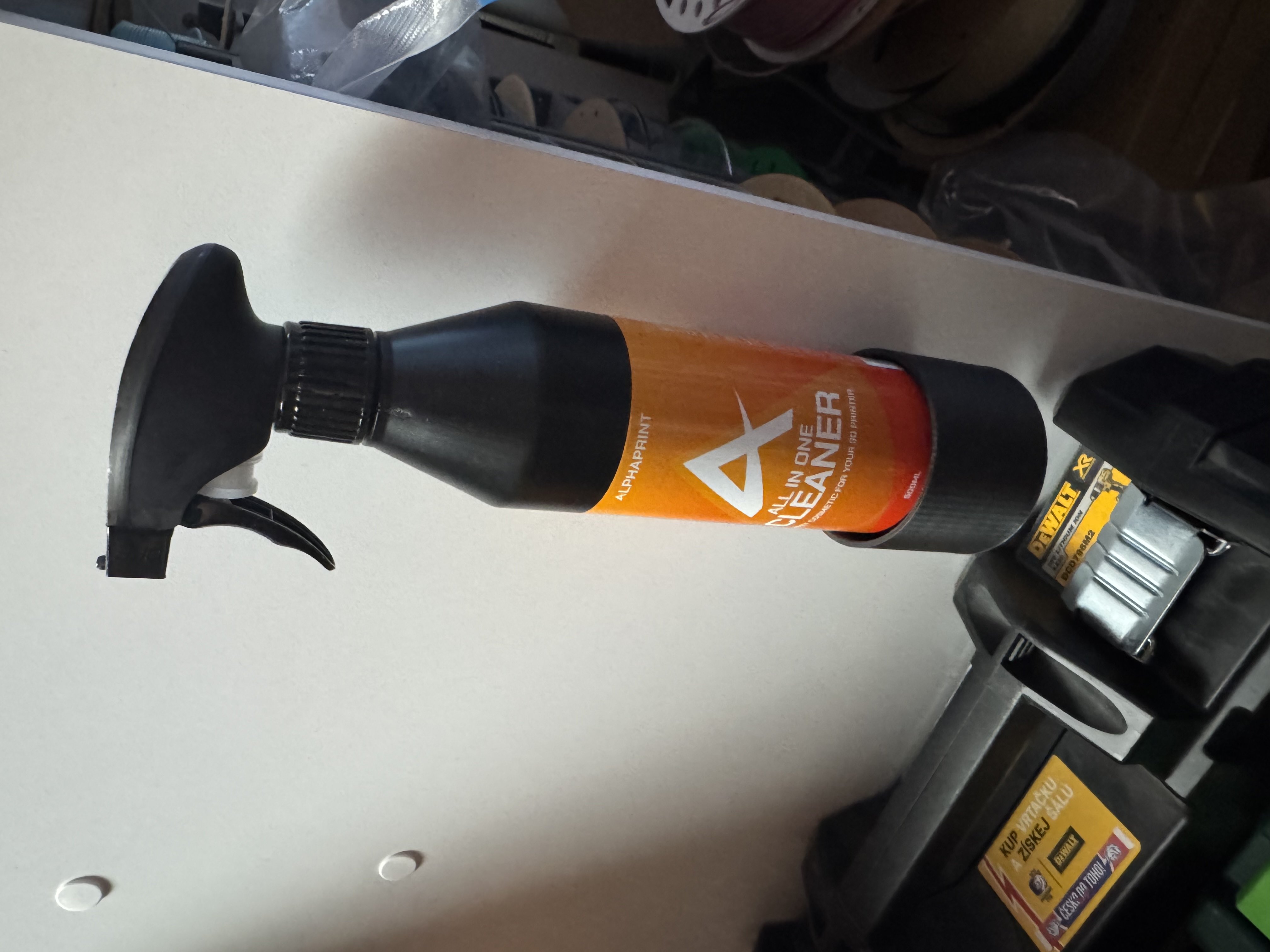 Wall-Mounted Spray Bottle Holder - ALPHAPRINT 3D model
