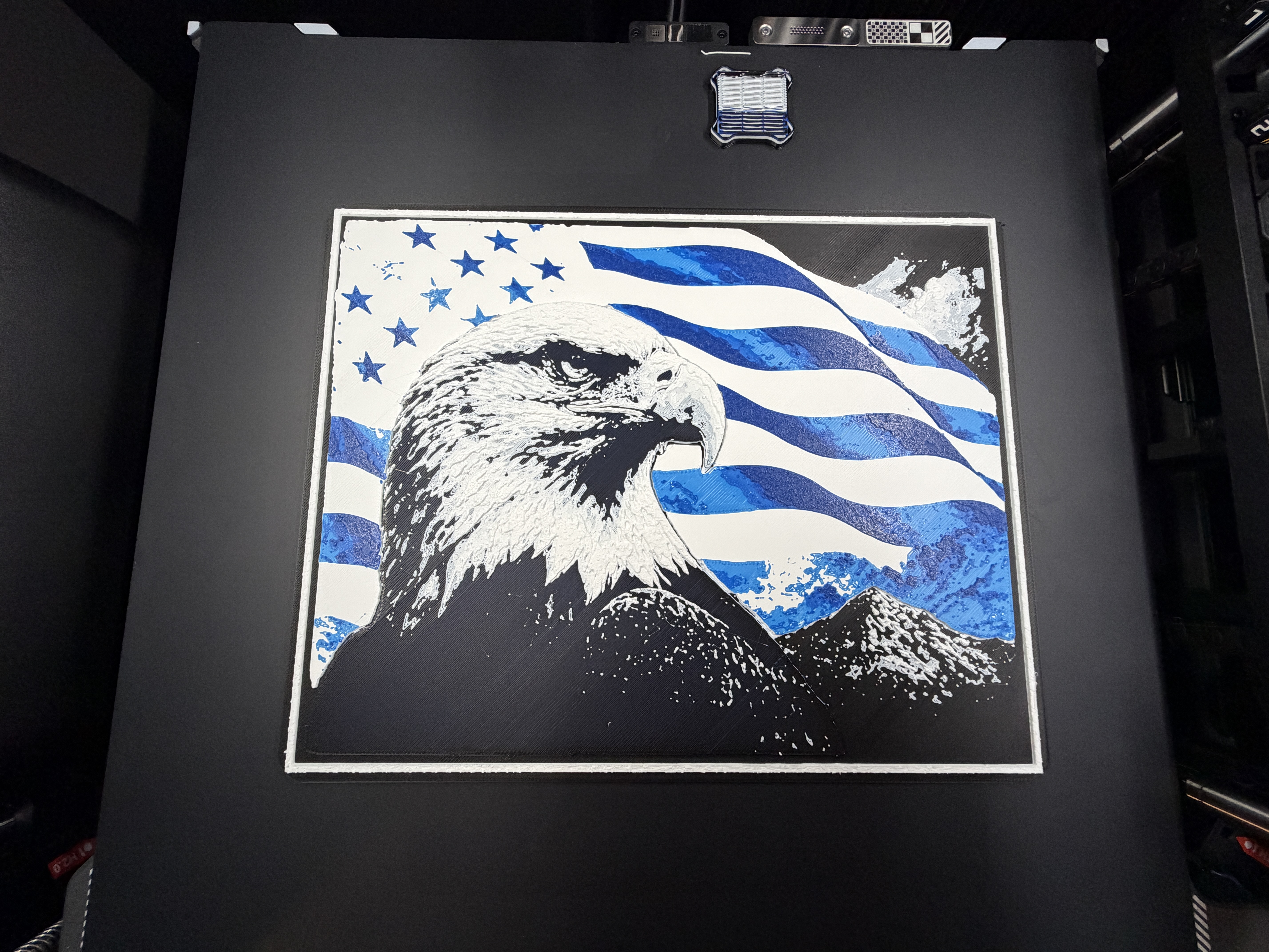 Bald Eagle (Blue Flag)