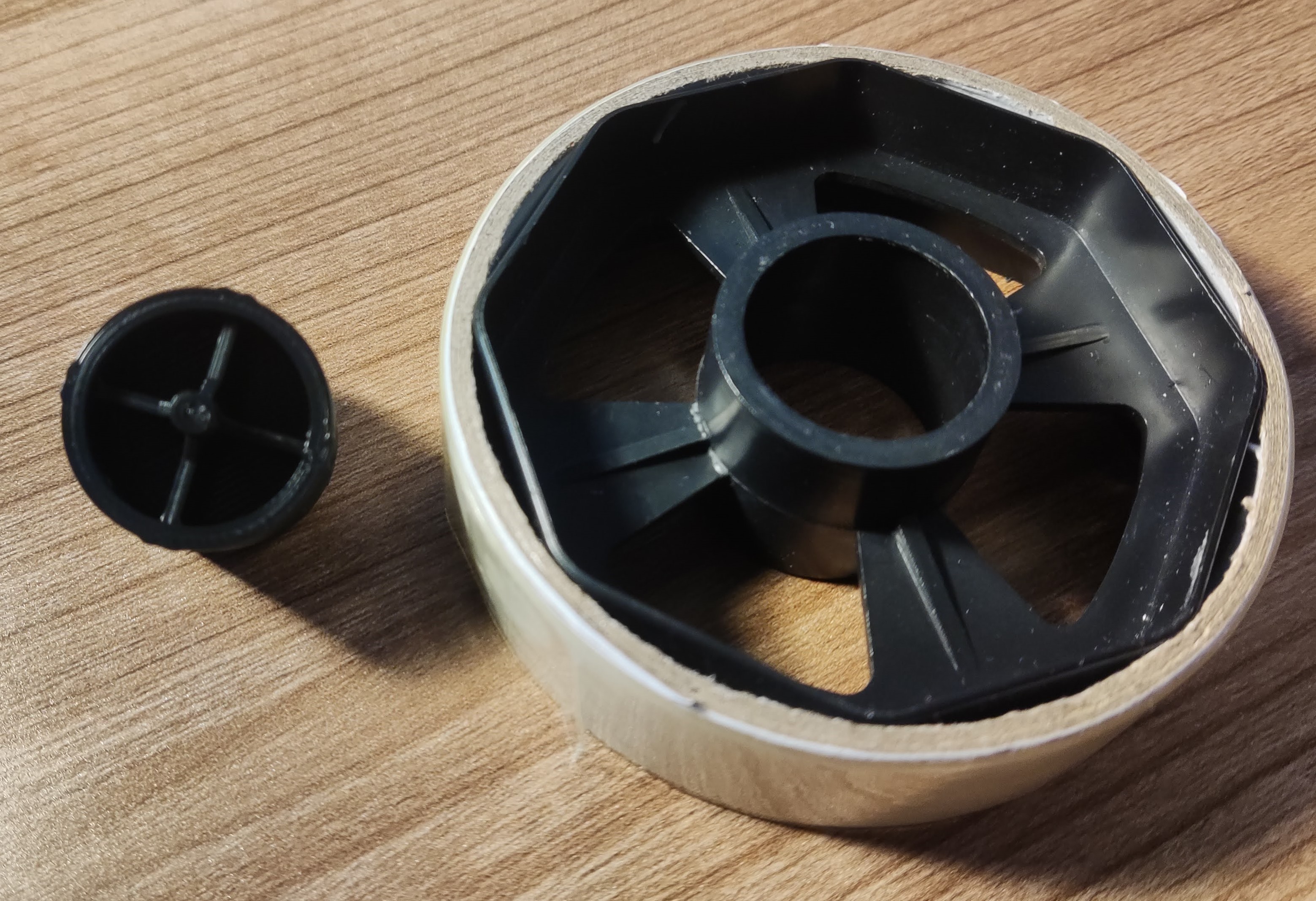 Sticky Tape (Sellotape) Dispenser Core Wheel Replacement by Chad Cooper