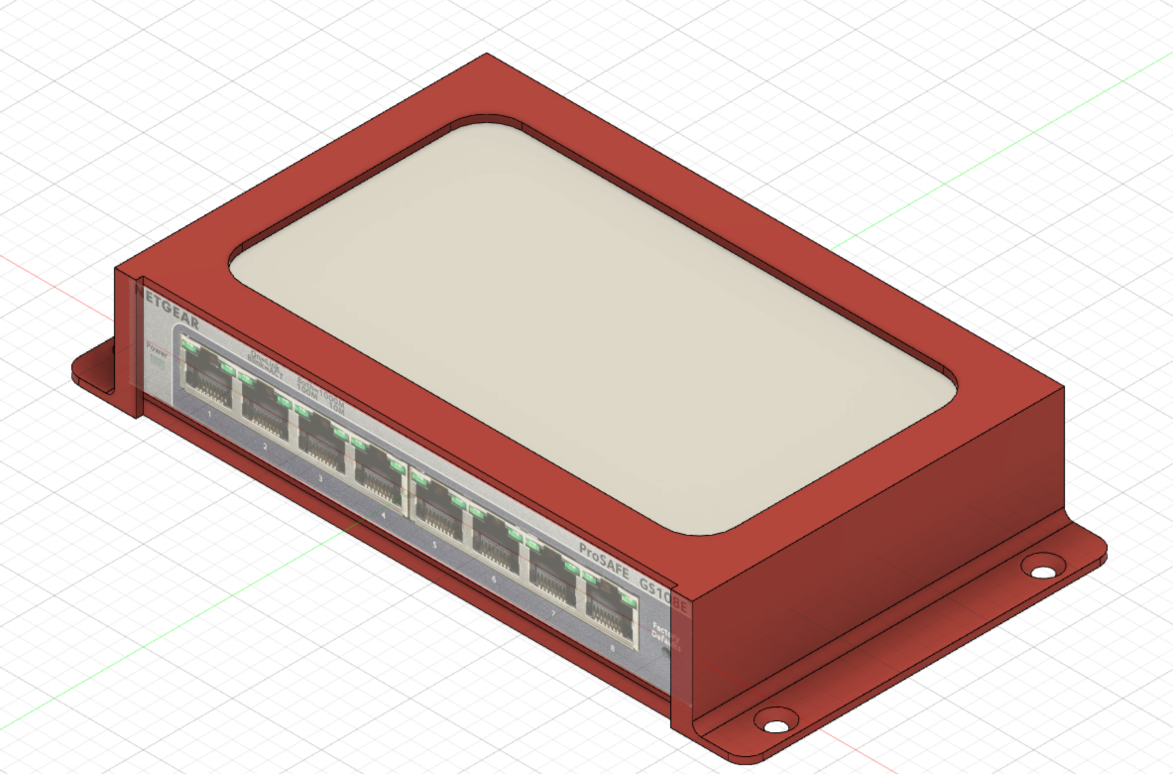 Netgear GS108E Wandhalterung