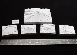 Hood, Jefferson, Three Sisters, Crater Lake 3D Maps
