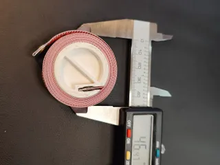 Soft Tape Measure Spool Remix - Parametric by codysechelski, Download free  STL model