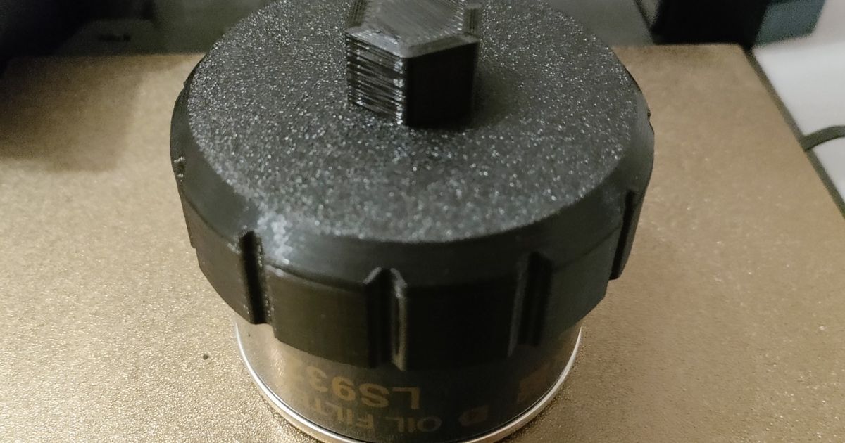 Oil Filter Wrench 76mm x 12 Flutes (22mm Hex Adapter) by Michael