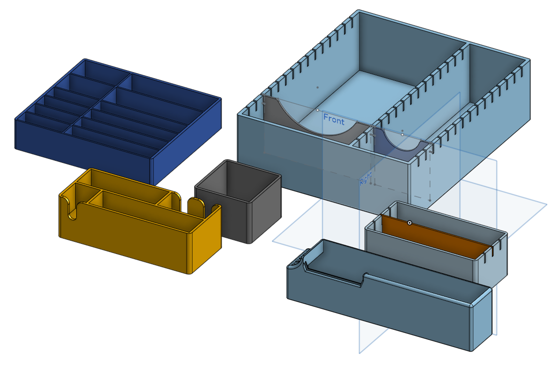 Frosthaven Components Organizers