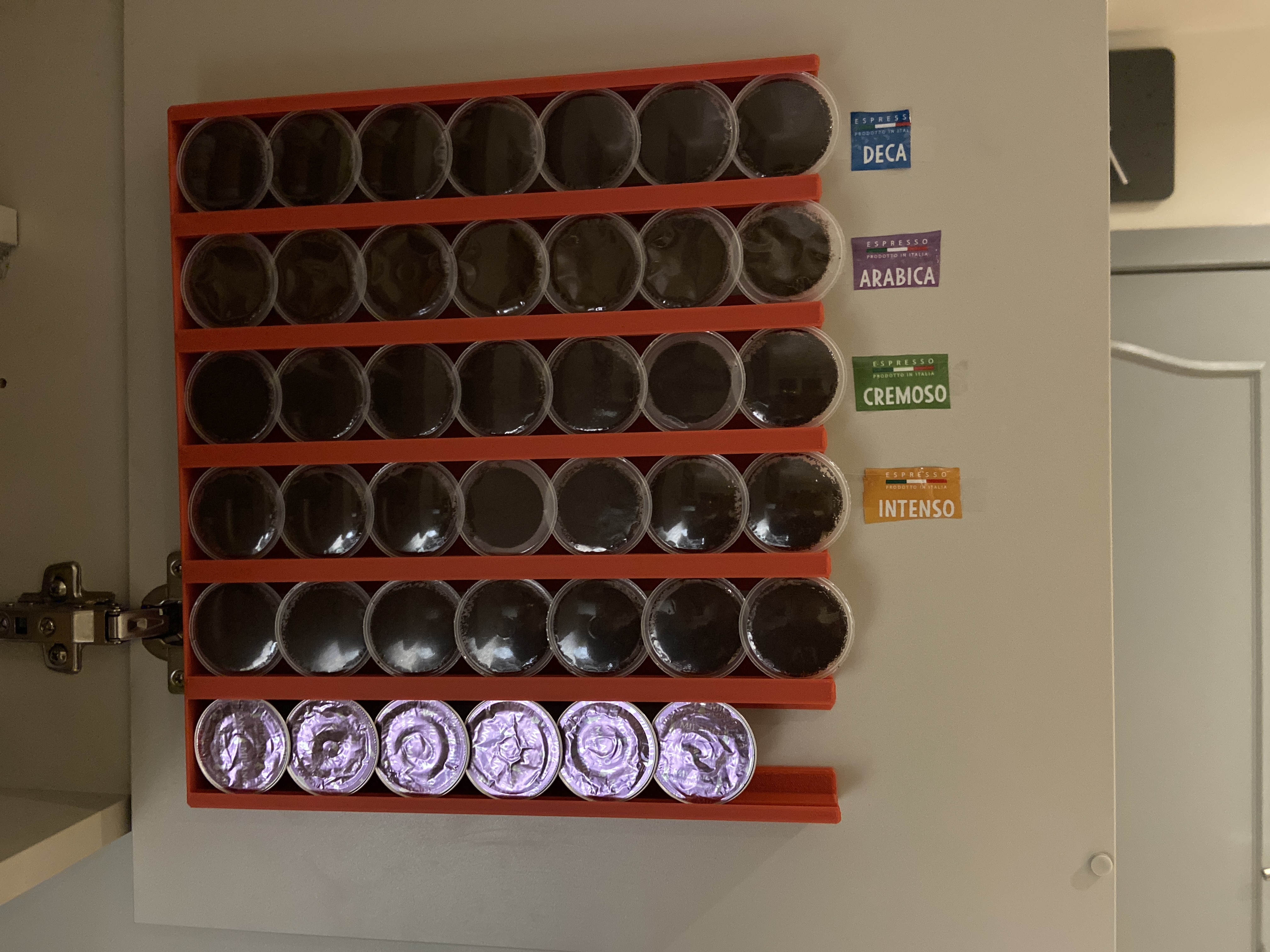 Bialetti Espresso capsule holder (inside door)