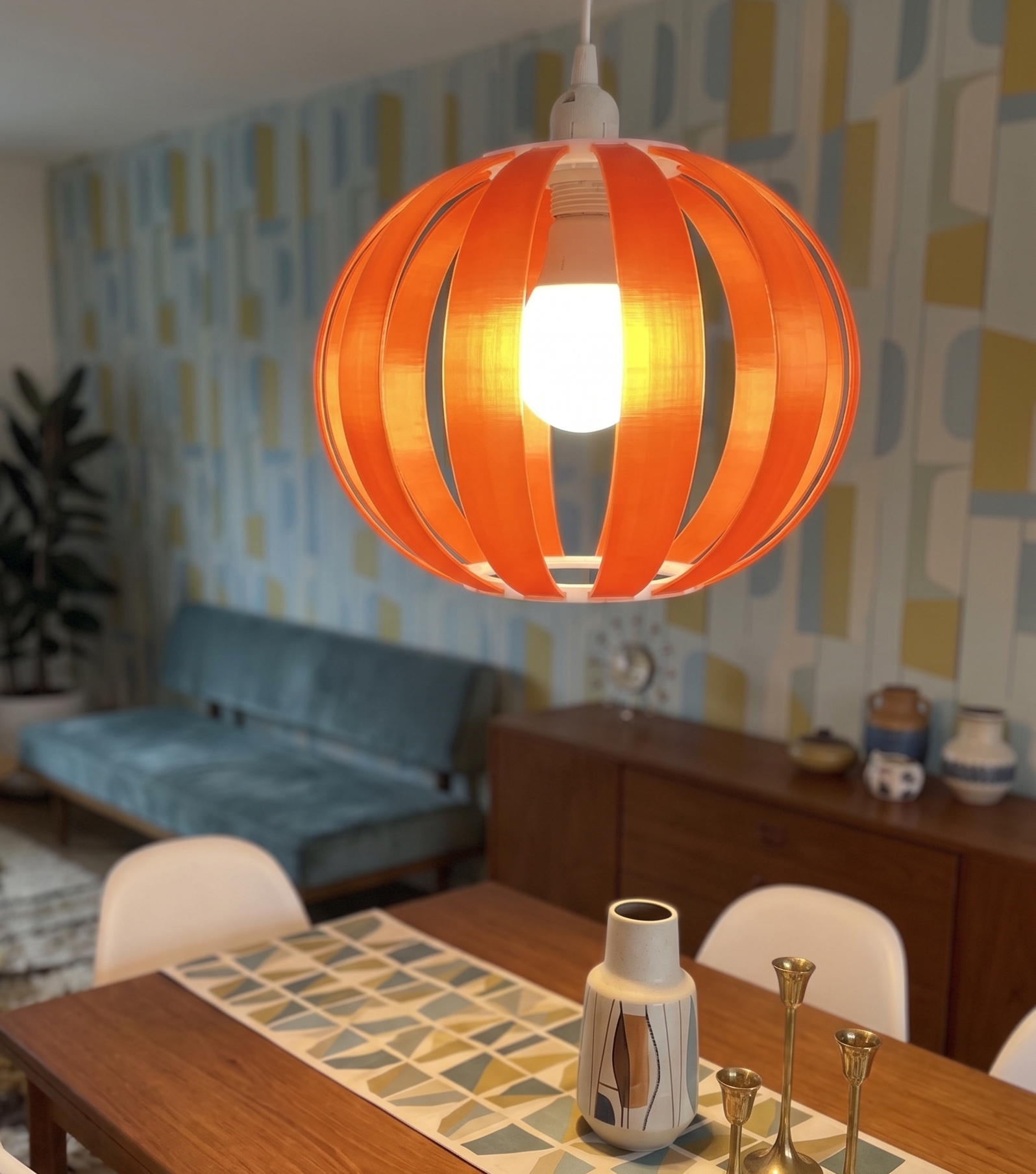 lumella #2 | Retro pendant light | snap fit