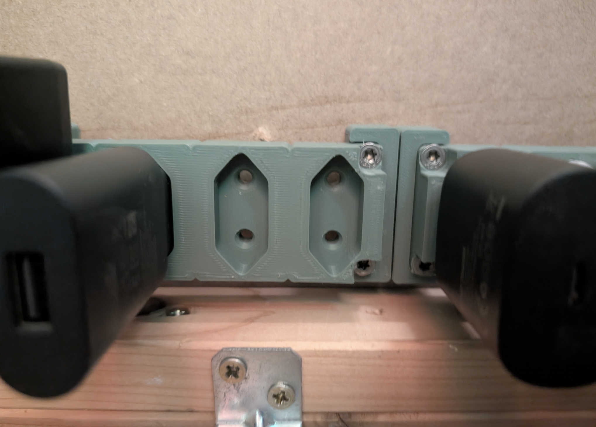 Small Power Adapter Storage / Dead AC Outlet