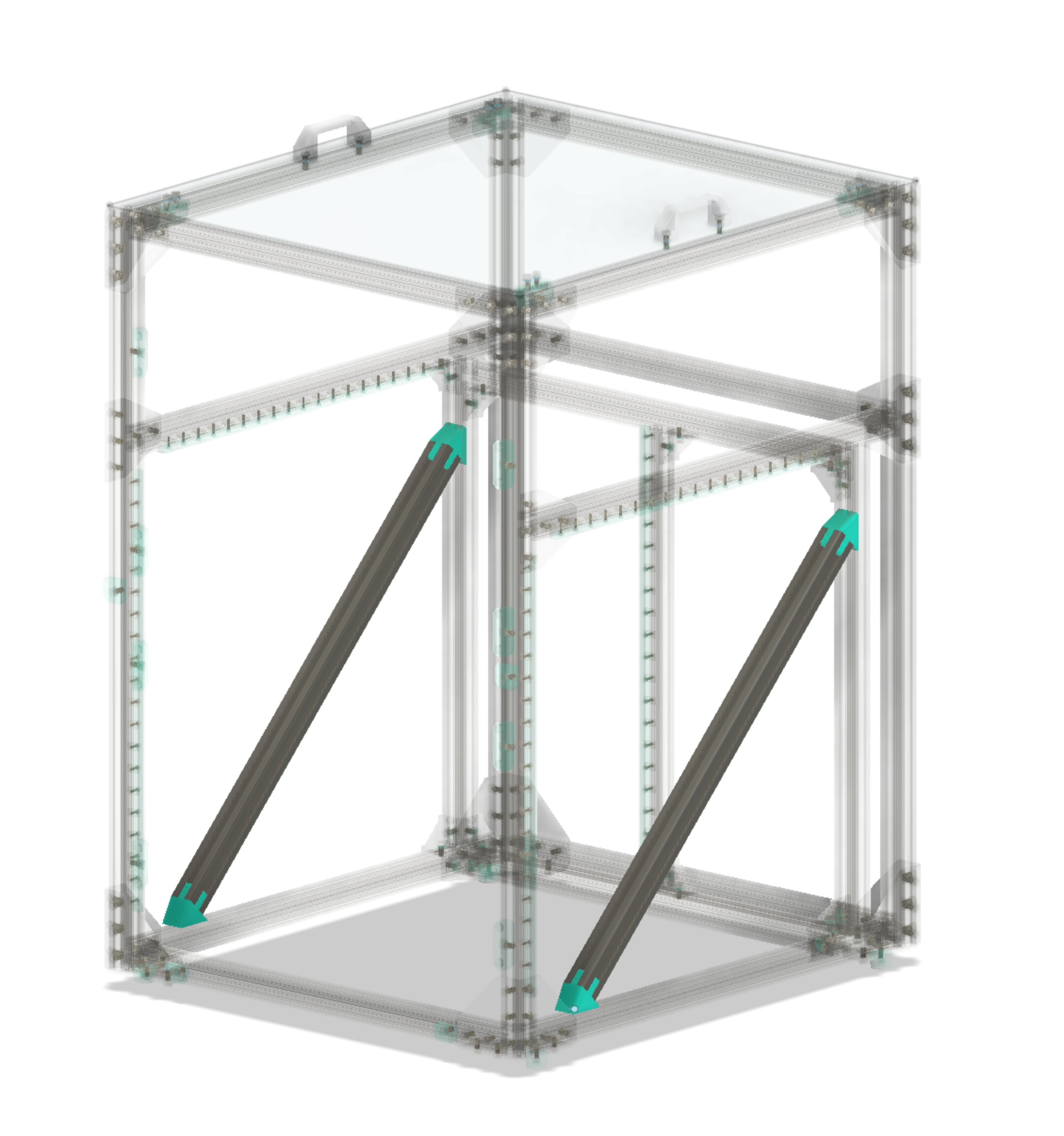 Ratrig 2.0 Enclosure braces for 3030 spare parts