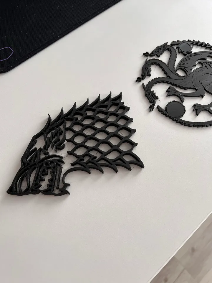 Game of Thrones - Stark, Targaryen by jdormer9 | Download free STL model | Printables.com for Free Game Of Thrones Printables