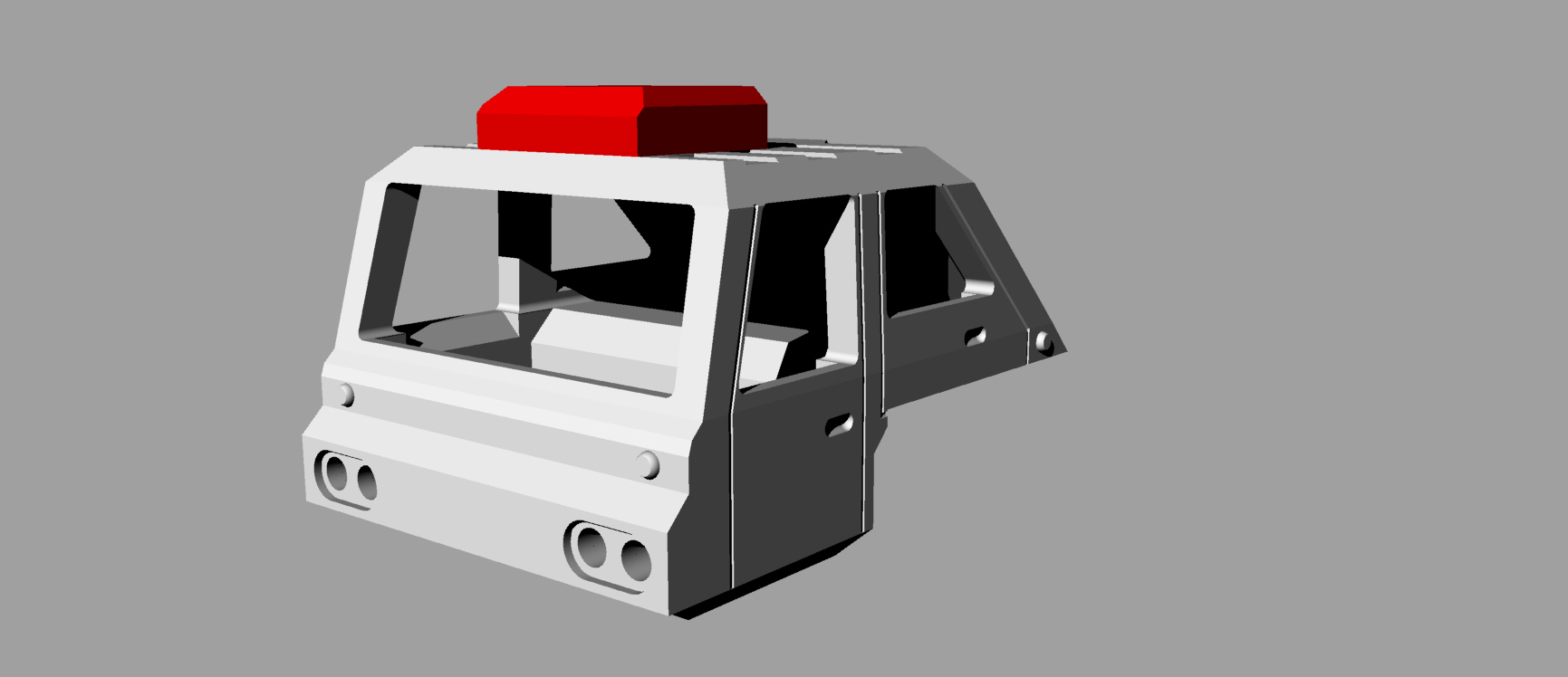 Tarra trucks aircondition for cabin with beacon slot